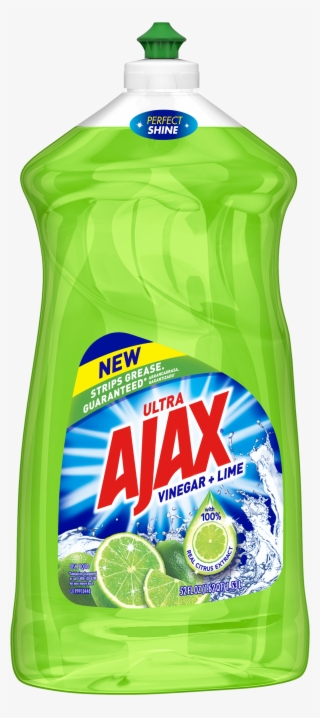 Ajax Ultra Triple Action Liquid Dish Soap, Lime - Dishwashing Liquid