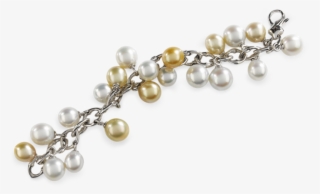 Mystique Bracelet By Lohri White Gold With South Sea - Pearl