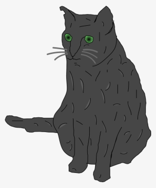 Cat Grey Green Eyed - Clip Art Cats With Green Eyes