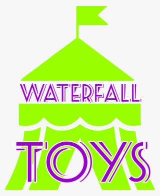 Cropped Waterfall Toys Logo Png No Background - Design