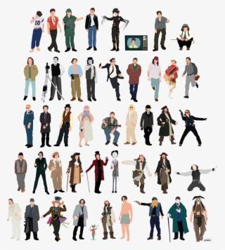 Johnny Depp - Iconic Film Characters