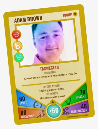 Superhero Adam Brown