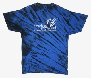 Blue/black Tiger Stripe Tie-dye - Active Shirt