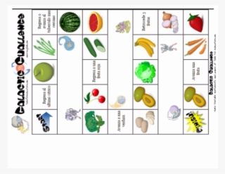 Juegos Didácticos Frutas Y Verduras - Printable Board Games