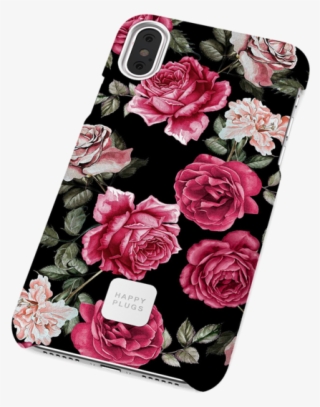 Iphone Cases Xr With Roses Black
