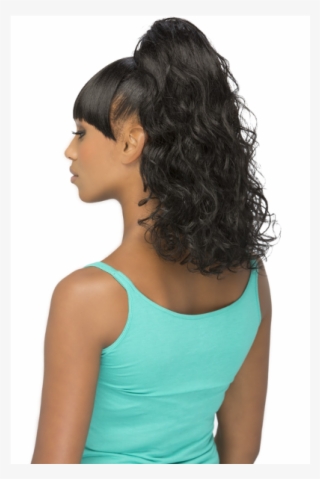 Vivica Fox Synthetic Drawstring Two In One Bang & Pony - Lace Wig