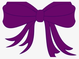 Bow Clipart Purple - Girls Bow Clip Art