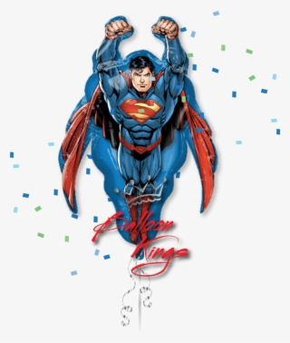 Superman Shape - Balloon Kings - Flying Superman