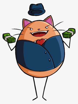 Fat Cat - Cartoon