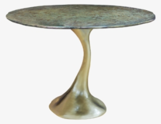 Ivy Dining Table Finished In Pale Gold With Textured - Outdoor Table