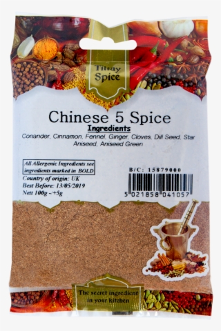Tiltay Spice Chinese 5 Spice - Packaging And Labeling