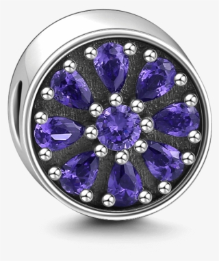 Dark Purple Flame - Engagement Ring