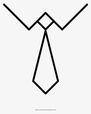 Corbata Página Para Colorear - Gravata Em Desenho