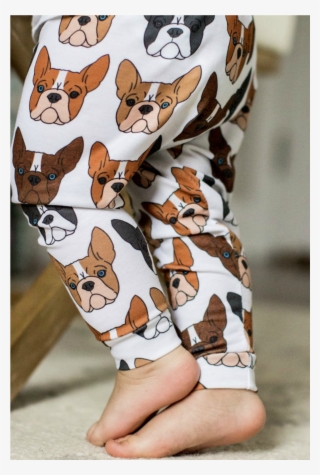 Boston Terrier Print Leggings - Board Short