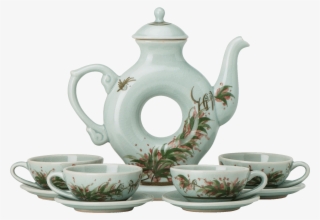 Jade Celadon Tea Set - Teapot