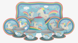 Unicorn Tea Set - Unicorn Tin Tea Set