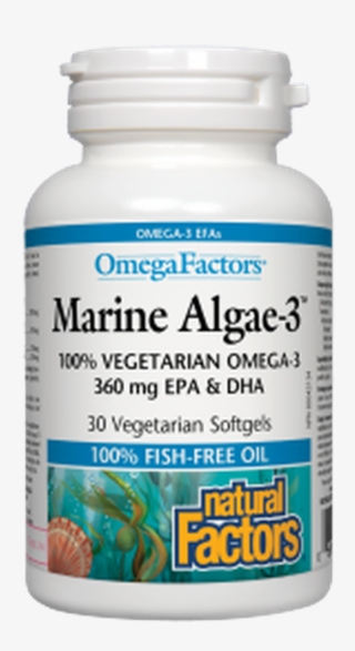 Natural Factors Marine Algae-3 30 Softgels - N Acetylcysteine Natural Factors