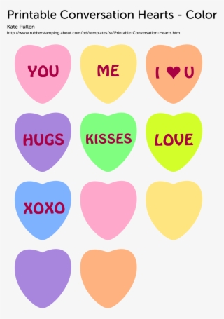 Conversation Hearts Coloring Pages With Best Of Printable - Valentine Candy Hearts Printable