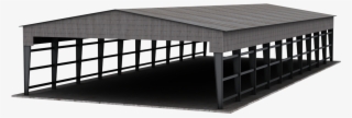 Jr Open Steel Shed - Cage