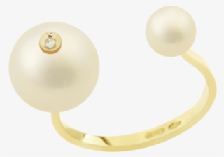 Pearl Piercing Ring - Earrings