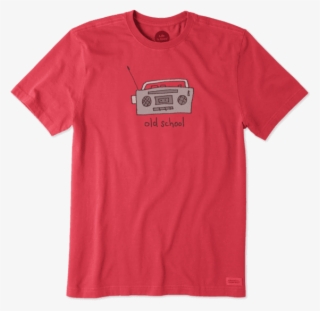 Men's Naive Old School Radio - Office Company Picnic Shirt