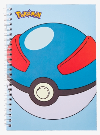 Great Ball A5 Spiral Notebook - Pokemon Go