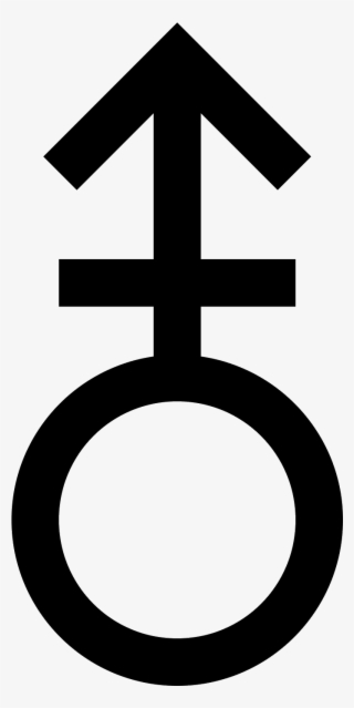 Male Stroke V Icon - Circle