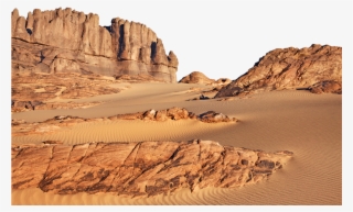 Rocky And Sandy Terrain - Famous Desert