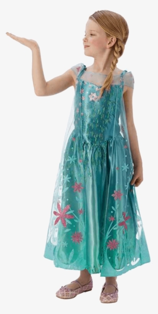 Kids Disney Frozen Elsa Costume - Déguisement Reine Des Neiges