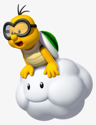 Nuvem Mario Png - Turtle On Cloud Mario