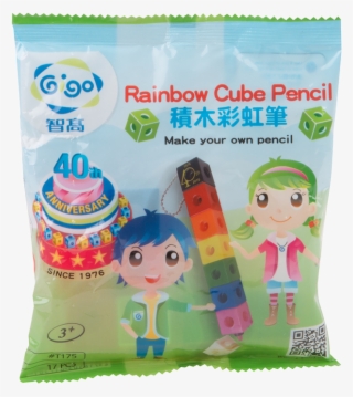 40th Anniversary Souvenior Rainbow Cube Pencil - Garbage In, Garbage Out