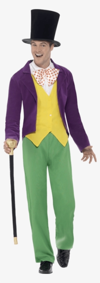 Adult Roald Dahl Willy Wonka Costume - Mr Willy Wonka Costume