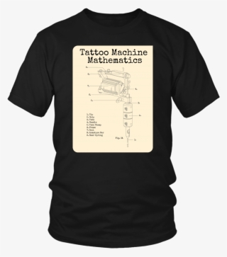 Tattoo Machine Mathematics T-shirt For Him - Larry Bernandez T Shirt