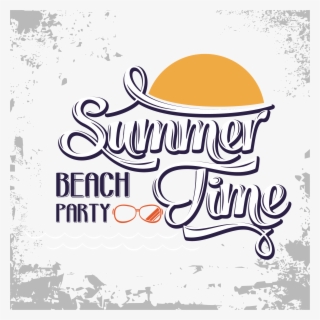 Summer Art Vector Time Font Beach Clipart - Summer Time Summer Font