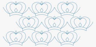 New Quilting Design Sheets Ribbon Heart Quilting Designs - Motif