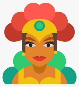 Hula Girl Icon Free - Cartoon