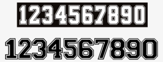 Font Number Football 2017 Free