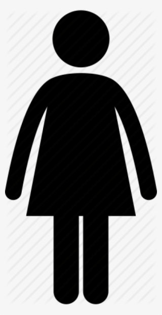 Female, Girl, Lady, Sign, Standing, Toilet, Woman Icon - Female Toilet Sign Png