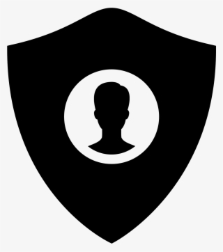 Jpg Transparent Download User Shield Filled Icon Free - Emblem