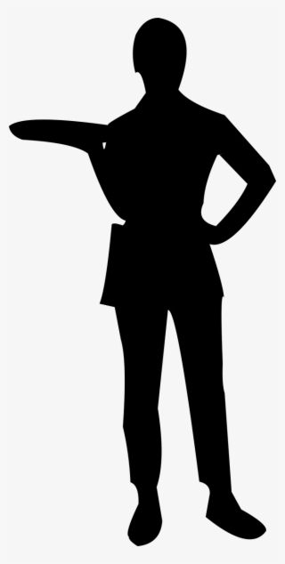 Waitress Stand Order - Camarero Silueta Png