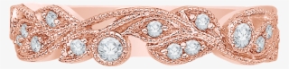 14k Rose Gold Leaf - Paisley