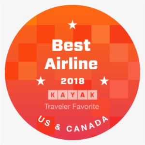 Orange Large Best Airline N America We're Smiling From - North America