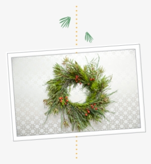 How To Make A Holiday Wreath Using Plants From Your - Hanging