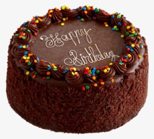 Birthday chocolate cake on transparent background PNG - Similar PNG