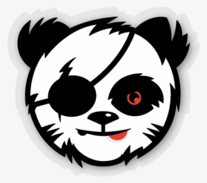 Evil Panda Png Graphic Transparent - Panda Logo Head Png