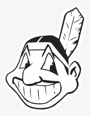 Png Library Download Indians Png Image Purepng Free - Cleveland Indians Logo Black And White