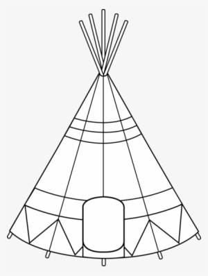 Native American Clipart Teepee Tent - Teepee Clip Art