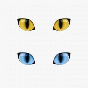Blue Cat Eyes - Cat Eye Png
