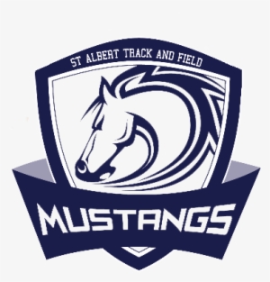 Albert Mustangs Track And Field Club - Intense Muscular Horse Head Sticker
