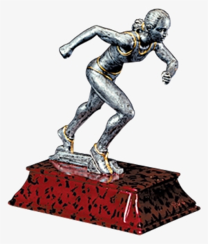 Elite Resin Trophy For Track & Field Events - Track Trophy - Female - 6 Resin Trophy